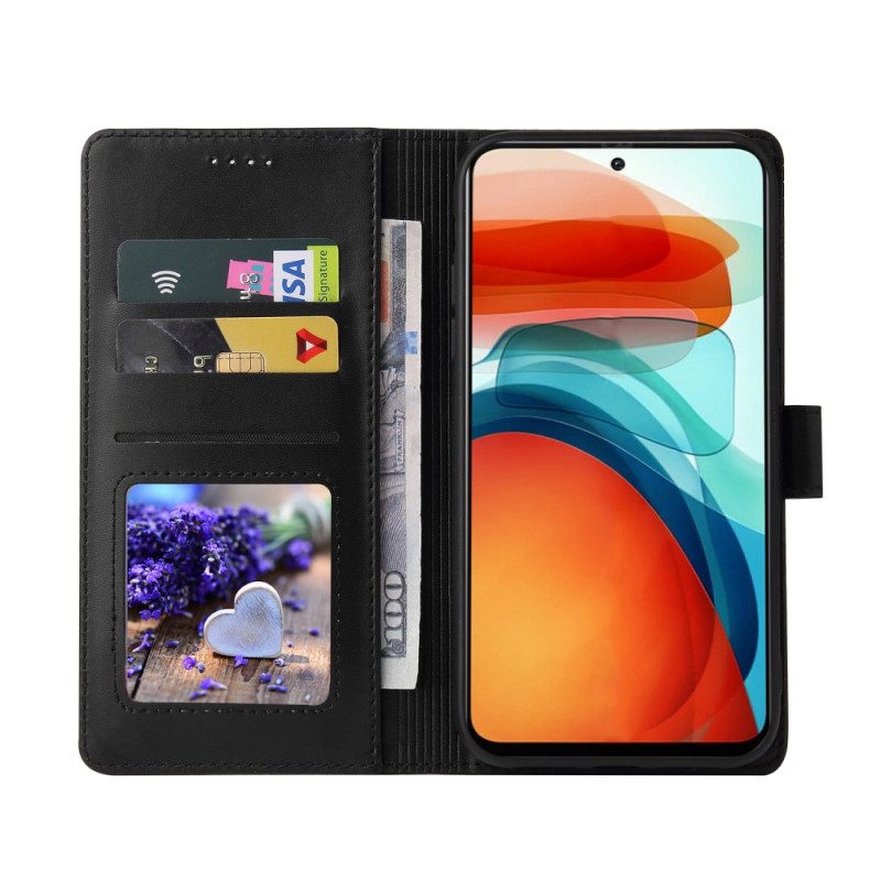 Folio-hoesje voor Xiaomi Redmi Note 10 Pro Ledereffect Gq.utrobe