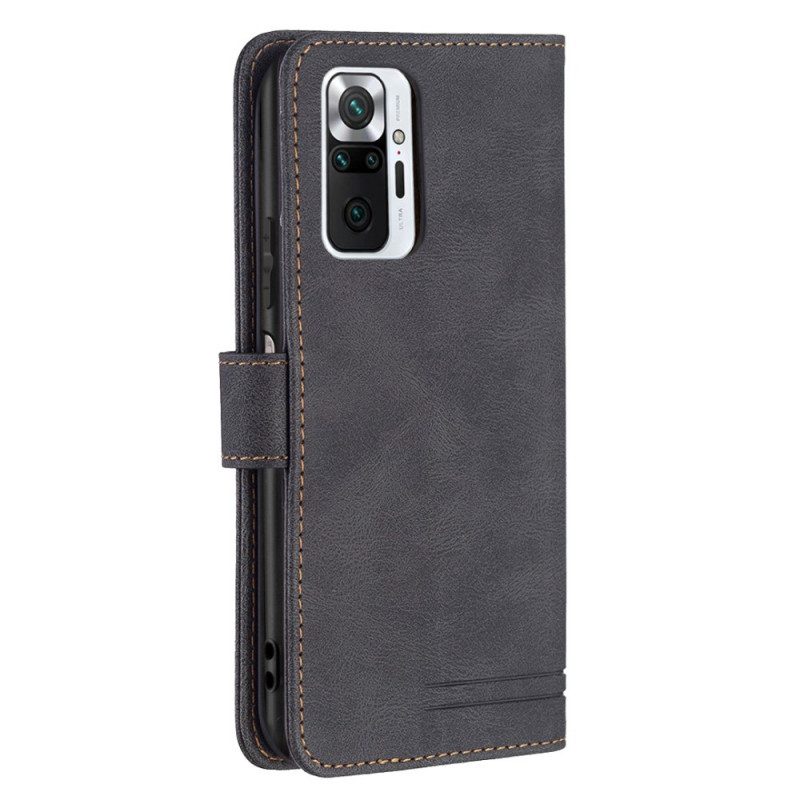 Folio-hoesje voor Xiaomi Redmi Note 10 Pro Rfid Binfen-kleur