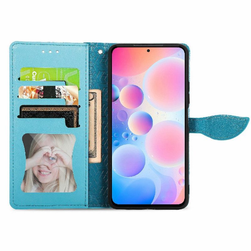 Folio-hoesje voor Xiaomi Redmi Note 10 Pro Stammen Bladeren