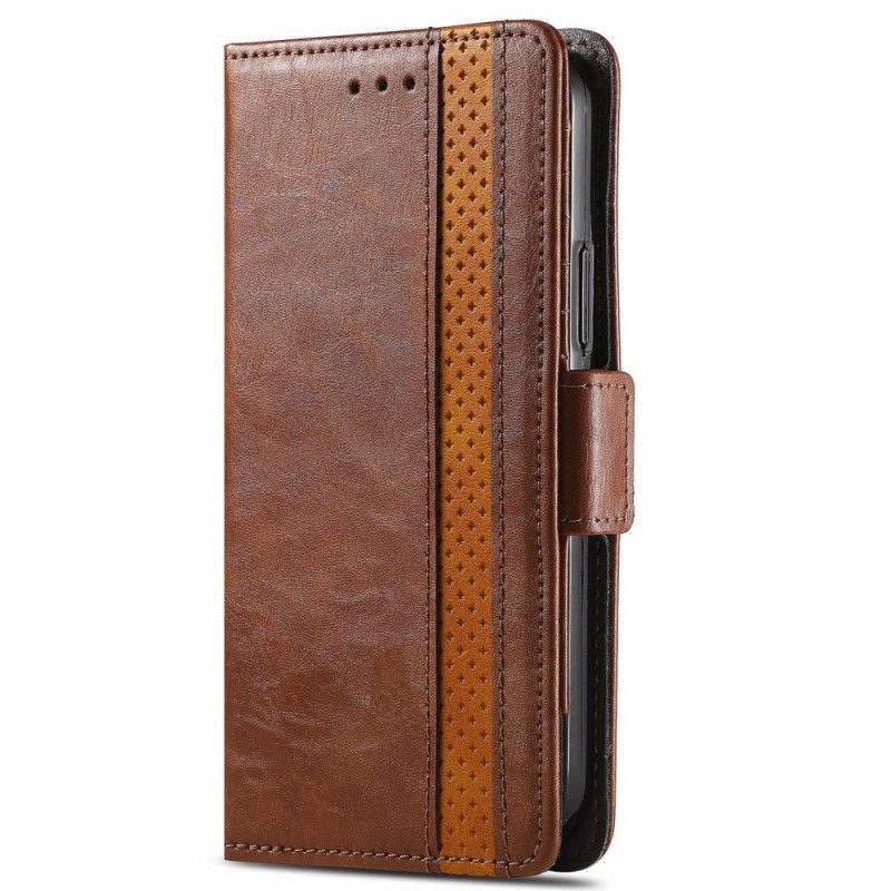 Folio-hoesje voor Xiaomi Redmi Note 10 Pro Tweekleurige Dubbele Sluiting