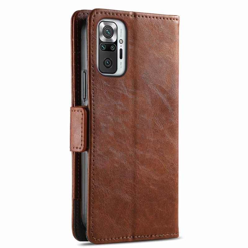 Folio-hoesje voor Xiaomi Redmi Note 10 Pro Tweekleurige Dubbele Sluiting