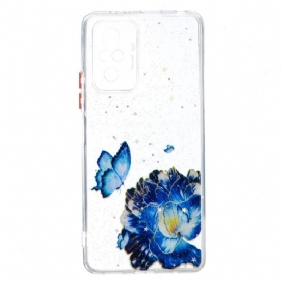 Hoesje voor Xiaomi Redmi Note 10 Pro Bloemen Vlinderhybride