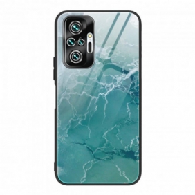 Hoesje voor Xiaomi Redmi Note 10 Pro Designkleuren Gehard Glas