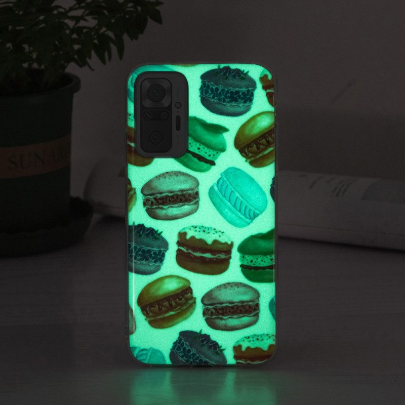 Hoesje voor Xiaomi Redmi Note 10 Pro Fluorescerende Bitterkoekjes