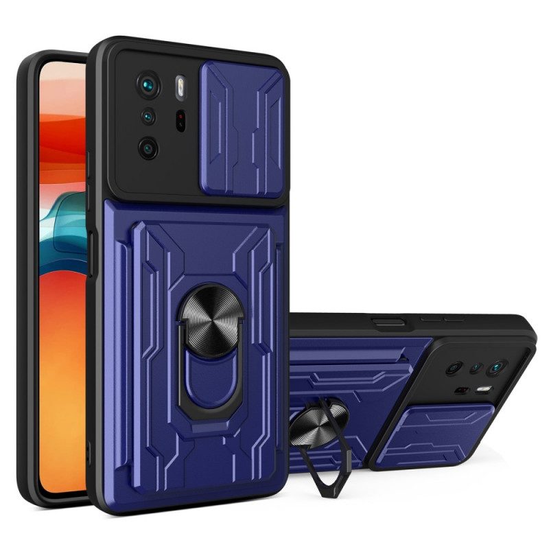 Hoesje voor Xiaomi Redmi Note 10 Pro Houder & Lensbeschermer & Houder