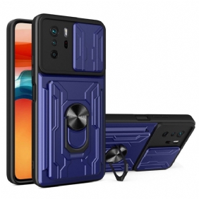 Hoesje voor Xiaomi Redmi Note 10 Pro Houder & Lensbeschermer & Houder