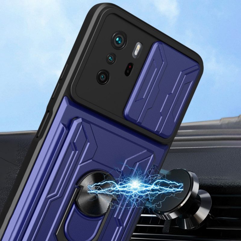 Hoesje voor Xiaomi Redmi Note 10 Pro Houder & Lensbeschermer & Houder