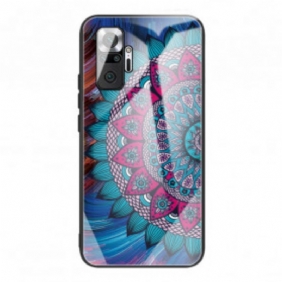 Hoesje voor Xiaomi Redmi Note 10 Pro Mandala Gehard Glas