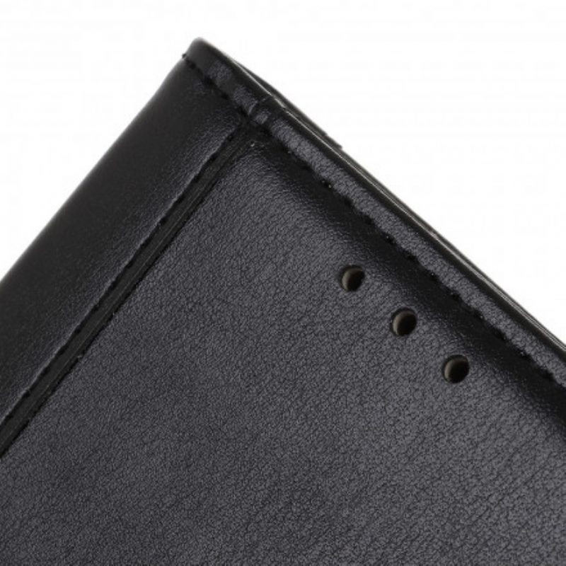 Leren Hoesje voor Xiaomi Redmi Note 10 Pro Gespleten Leerstijl