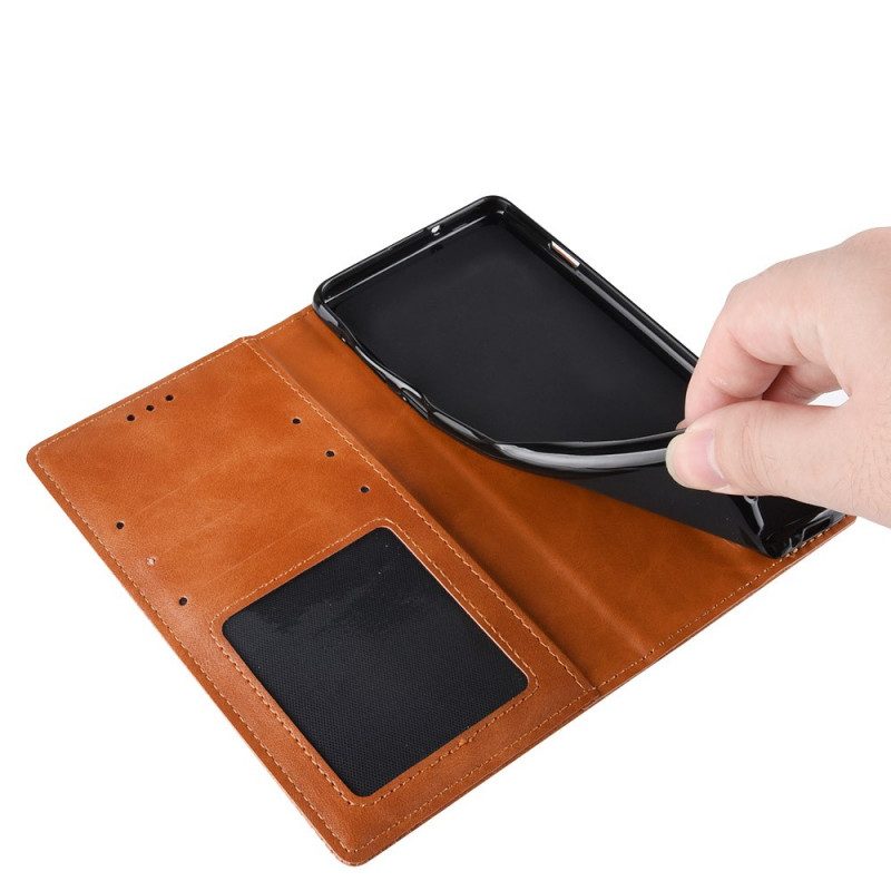 Bescherming Hoesje voor Xiaomi Mi 11 Pro Folio-hoesje Gestileerd Vintage Leereffect