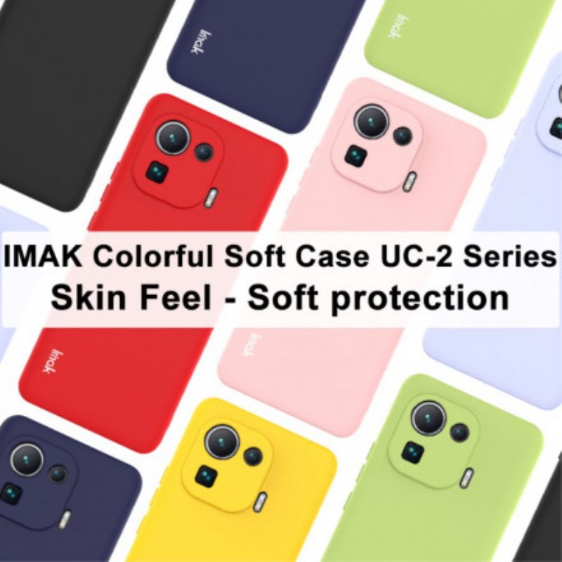 Hoesje voor Xiaomi Mi 11 Pro Uc-2 Serie Siliconen Mat Imak