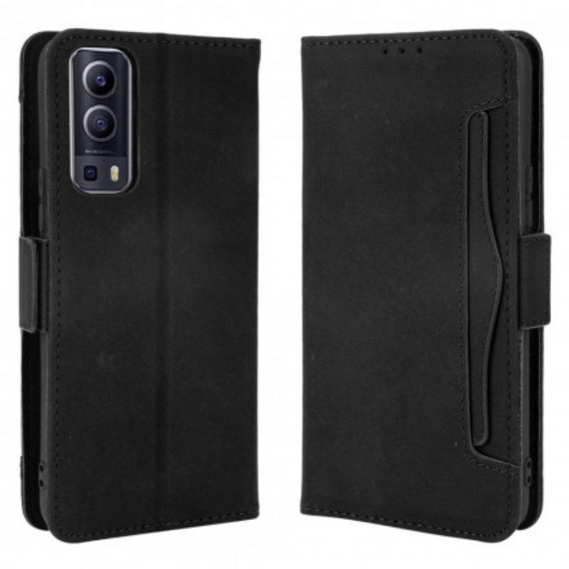 Flip Case voor Vivo Y72 5G Premier Class Met Meerdere Kaarten