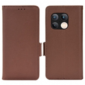 Folio-hoesje voor OnePlus 10 Pro 5G Flip Case Flap Double Litchi Nieuwe Kleuren