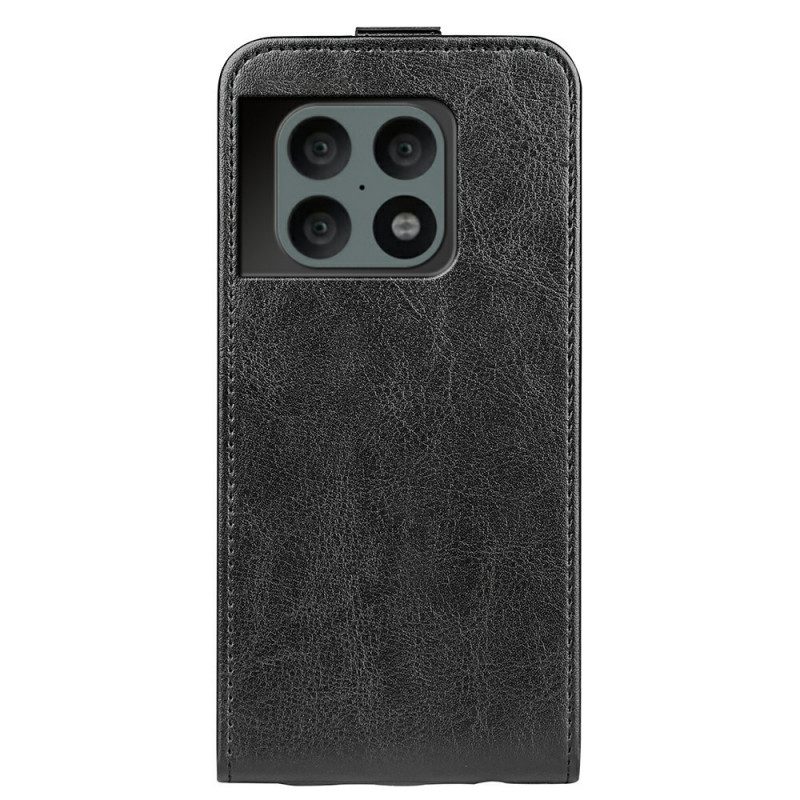 Folio-hoesje voor OnePlus 10 Pro 5G Flip Case Verticale Flap Leer Effect