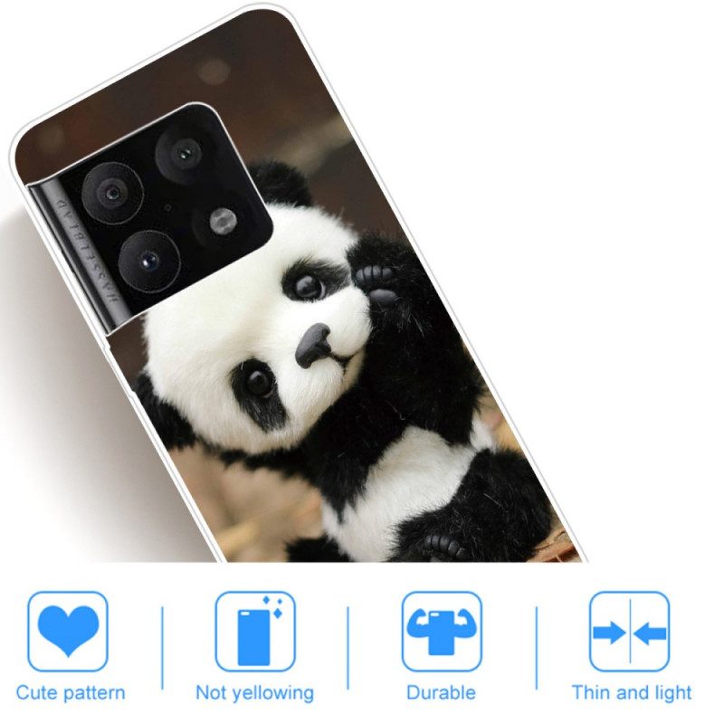 Hoesje voor OnePlus 10 Pro 5G Flexibele Panda