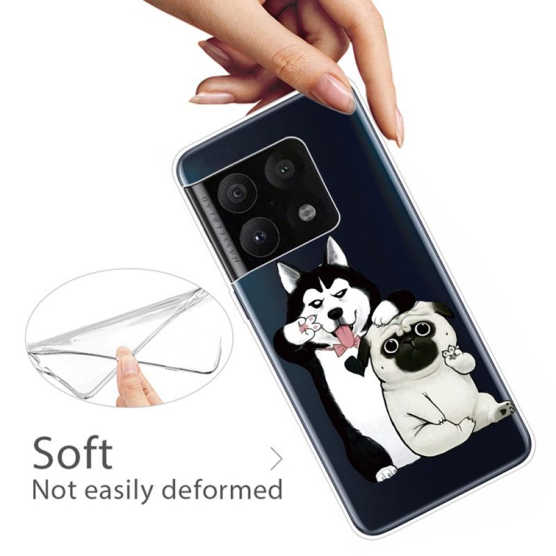 Hoesje voor OnePlus 10 Pro 5G Grappige Honden