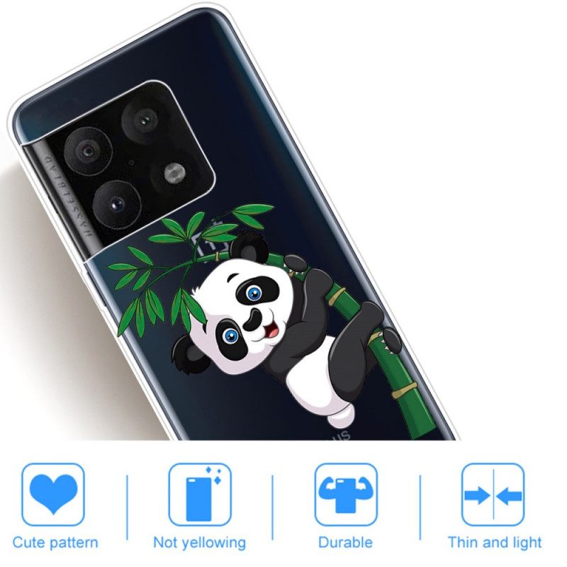 Hoesje voor OnePlus 10 Pro 5G Panda Op Bamboe