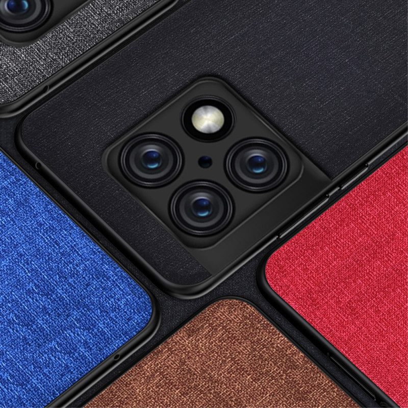 Hoesje voor OnePlus 10 Pro 5G Stoffen Textuur