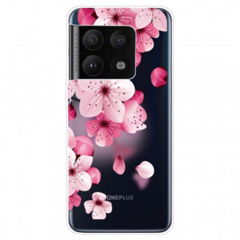 Hoesje voor OnePlus 10 Pro 5G Zuivere Roze Bloem