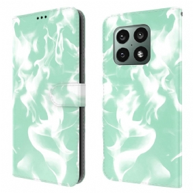 Leren Hoesje voor OnePlus 10 Pro 5G Abstract Patroon