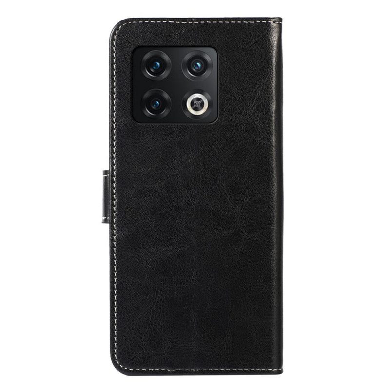 Leren Hoesje voor OnePlus 10 Pro 5G Vintage