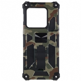 Telefoonhoesje voor OnePlus 10 Pro 5G Camouflage Verwijderbare Ondersteuning