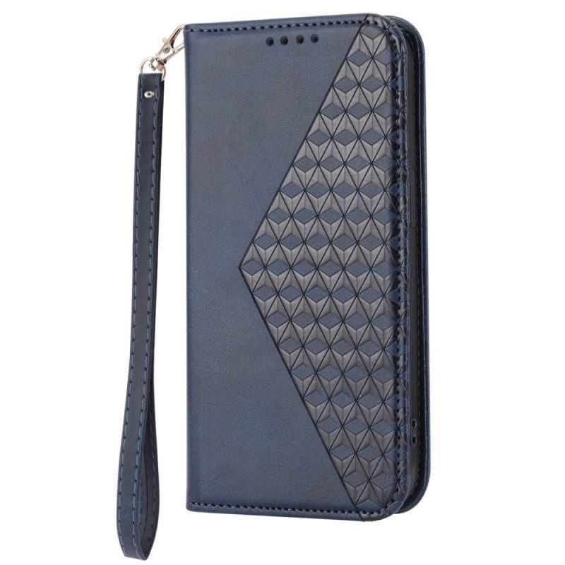 Bescherming Hoesje voor Poco X5 5G Folio-hoesje Stijl Leer 3d-patroon