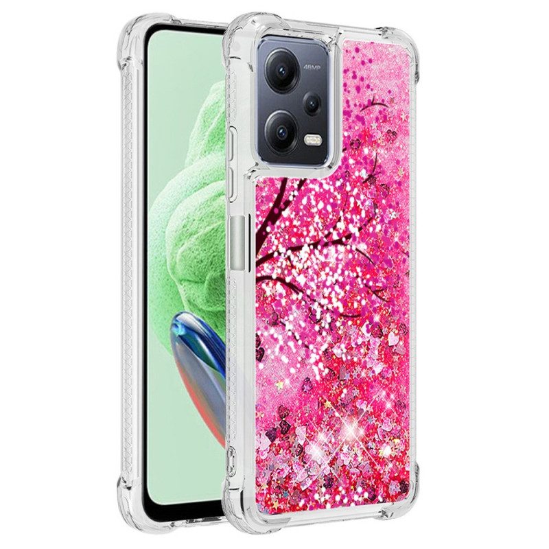 Hoesje voor Poco X5 5G Glitter Boom