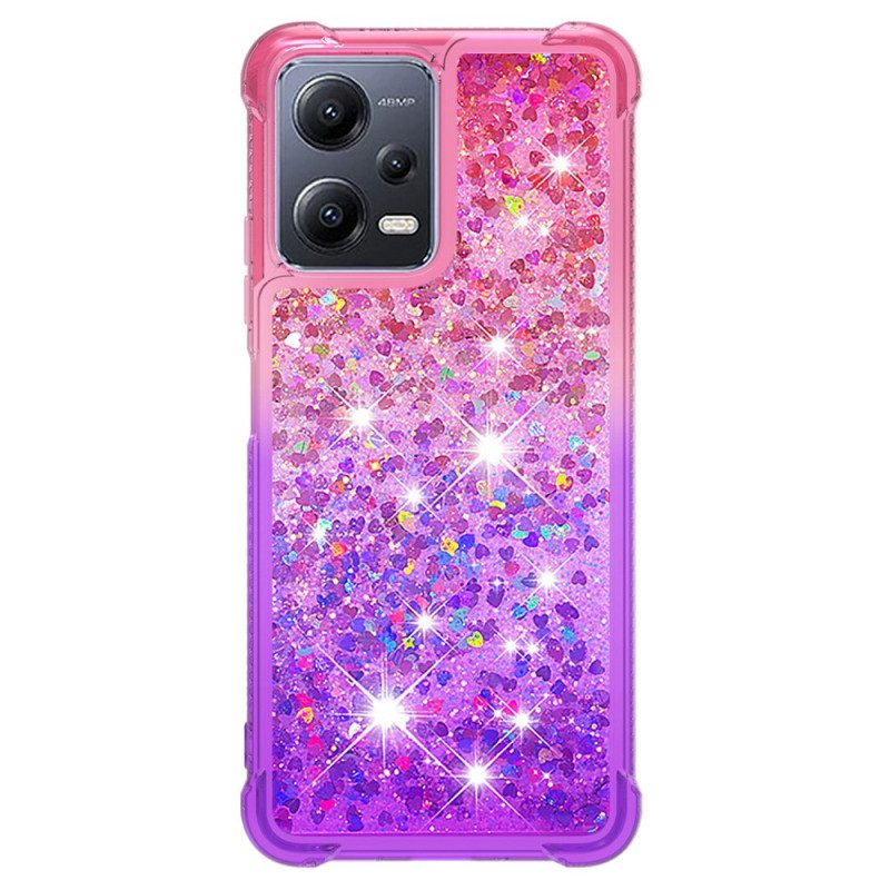 Hoesje voor Poco X5 5G Kleur Pailletten