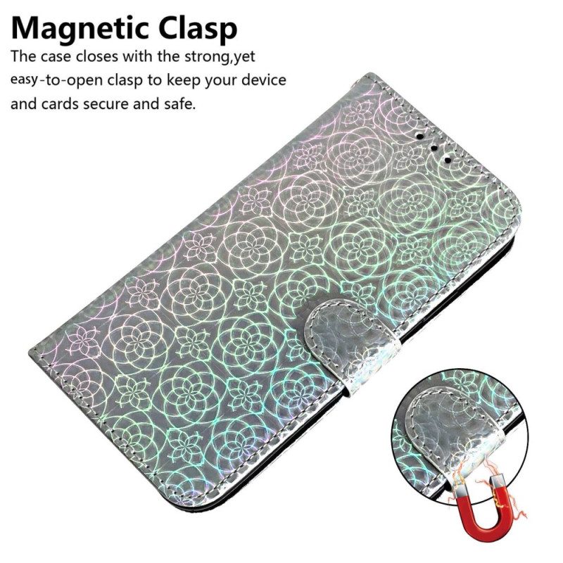 Leren Hoesje voor Poco X5 5G Disco-stijl