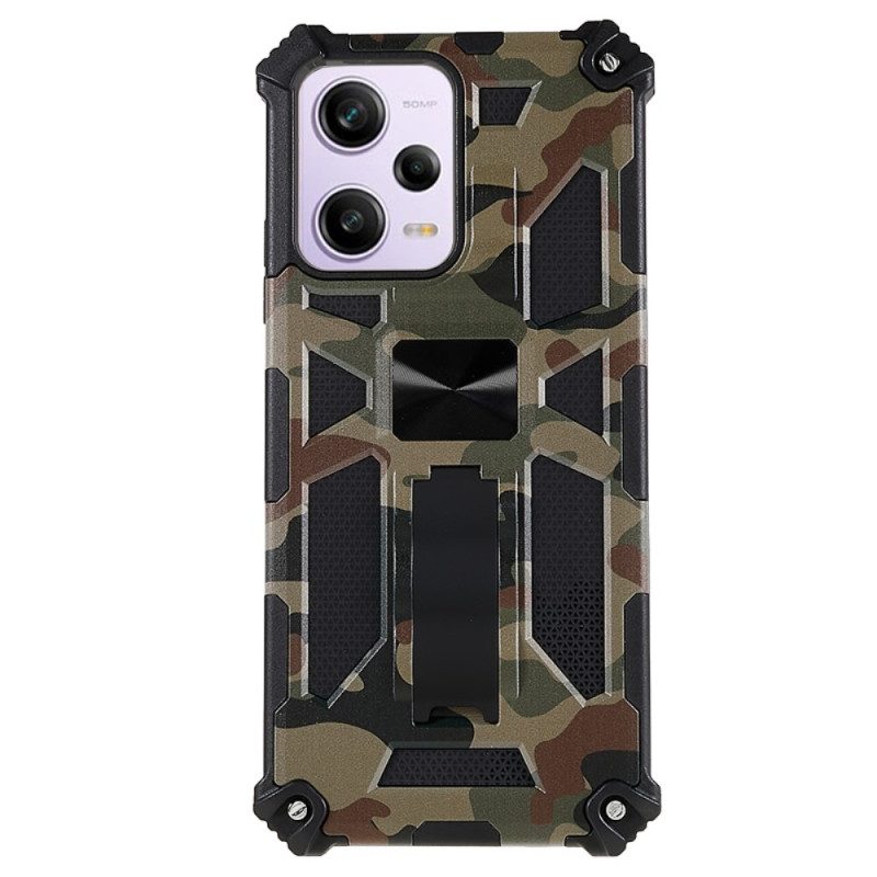 Telefoonhoesje voor Poco X5 5G Camouflage Verwijderbare Ondersteuning