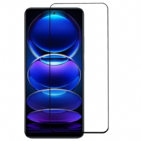 Xiaomi Redmi Note 12/Poco X5 5G Screenprotector Van Gehard Glas Met Zwarte Randen