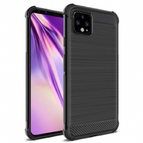 Hoesje voor Google Pixel 4 XL Imak Geborstelde Koolstofvezel