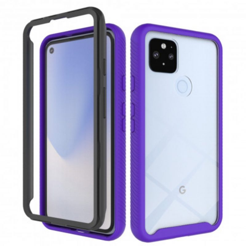 Hoesje voor Google Pixel 4A 5G Hybride Afgeschuinde Randen