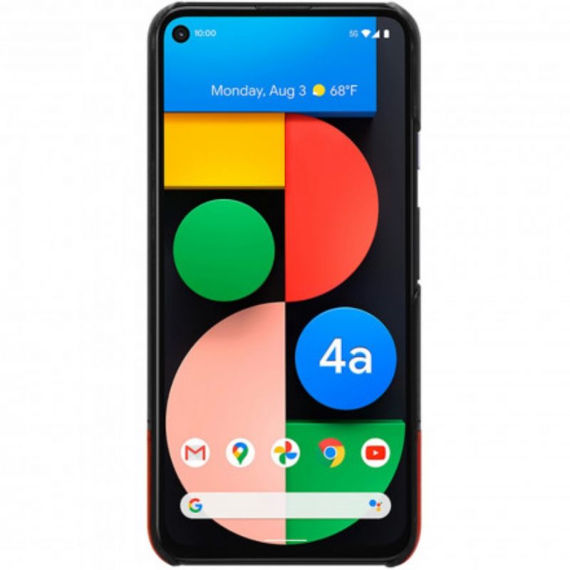 Hoesje voor Google Pixel 4A 5G Imak Ruiyi-serie Leereffect