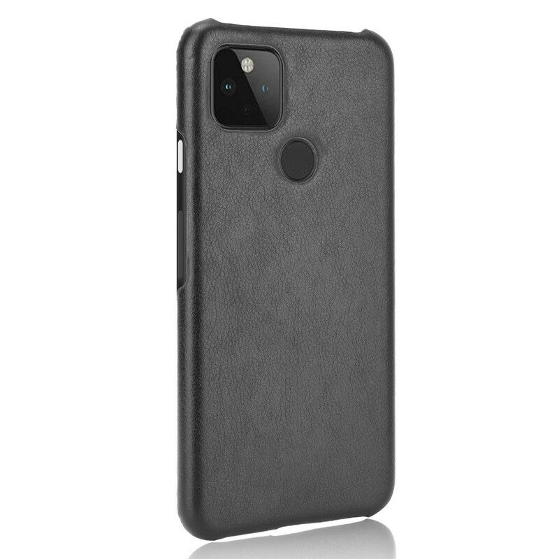 Hoesje voor Google Pixel 4A 5G Litchi Performance Leereffect