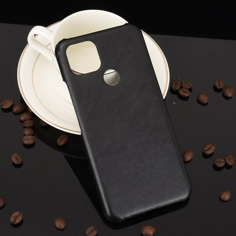 Hoesje voor Google Pixel 4A 5G Litchi Performance Leereffect