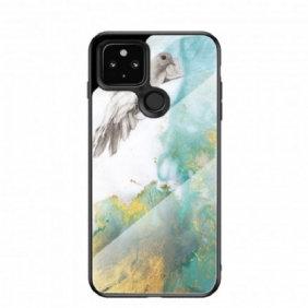 Hoesje voor Google Pixel 4A 5G Premium Kleuren Gehard Glas