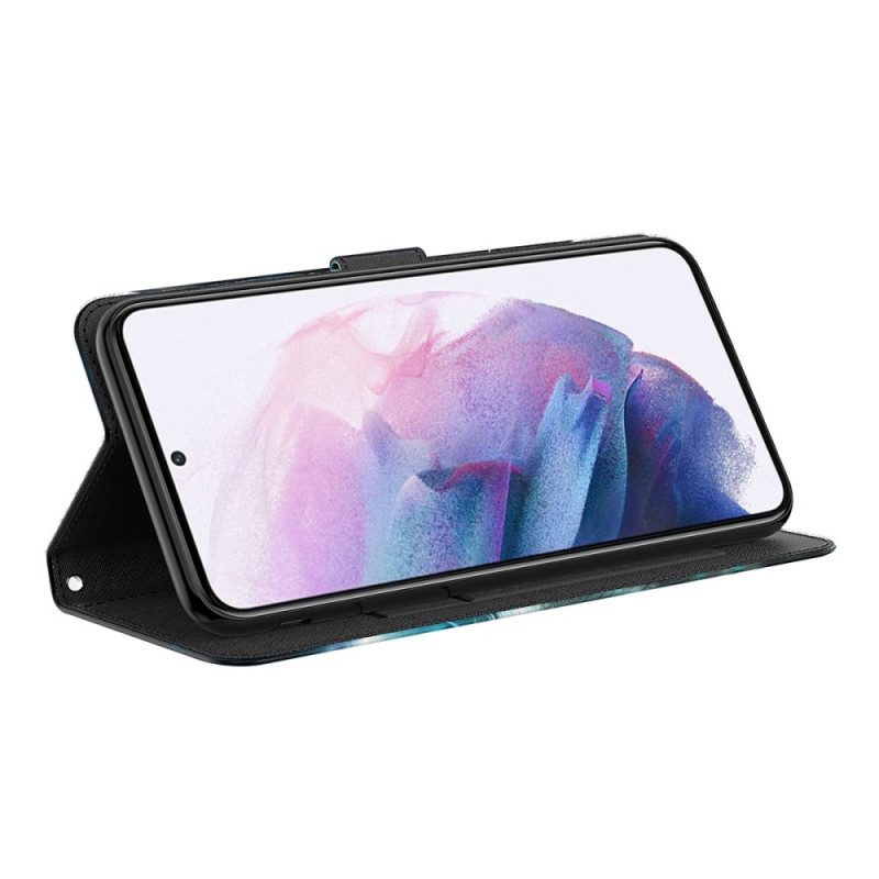 Flip Case voor OnePlus Nord 2 5G Chique Kant