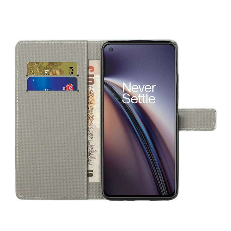 Flip Case voor OnePlus Nord 2 5G Ik Hou Van Parijs