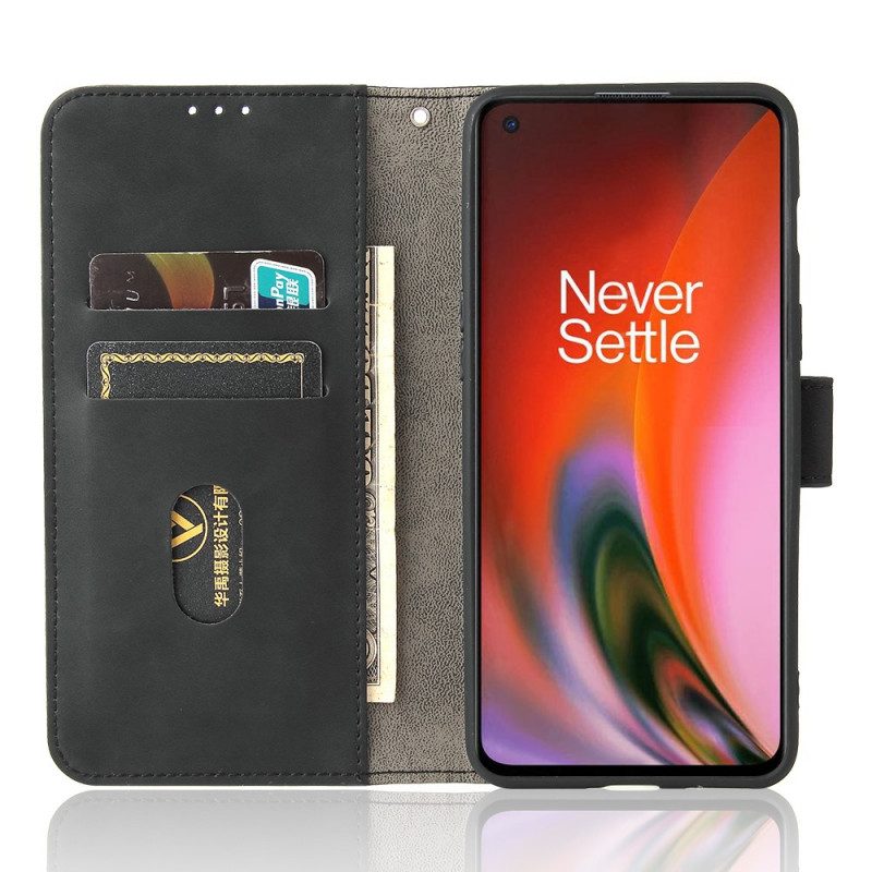 Folio-hoesje voor OnePlus Nord 2 5G Aanraking Van De Huid