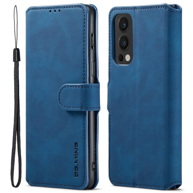 Folio-hoesje voor OnePlus Nord 2 5G Dg.ming Retro