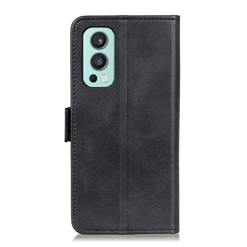 Folio-hoesje voor OnePlus Nord 2 5G Flip Case Dubbele Klep