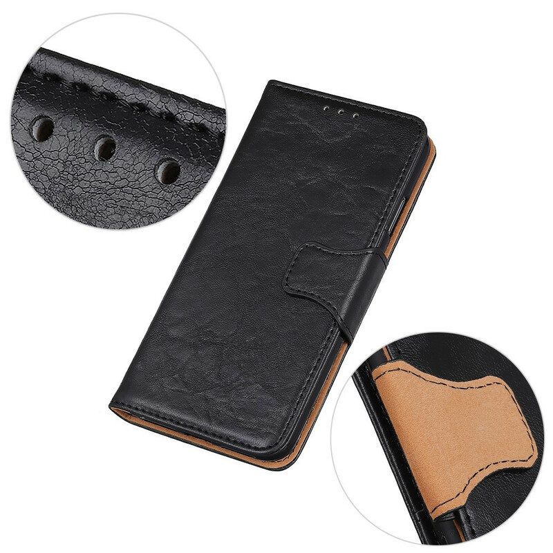 Folio-hoesje voor OnePlus Nord 2 5G Flip Case Getextureerde Magnetische Flap