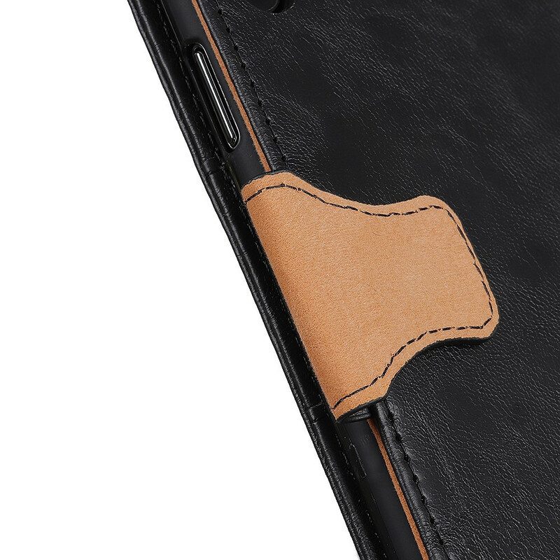 Folio-hoesje voor OnePlus Nord 2 5G Flip Case Getextureerde Magnetische Flap