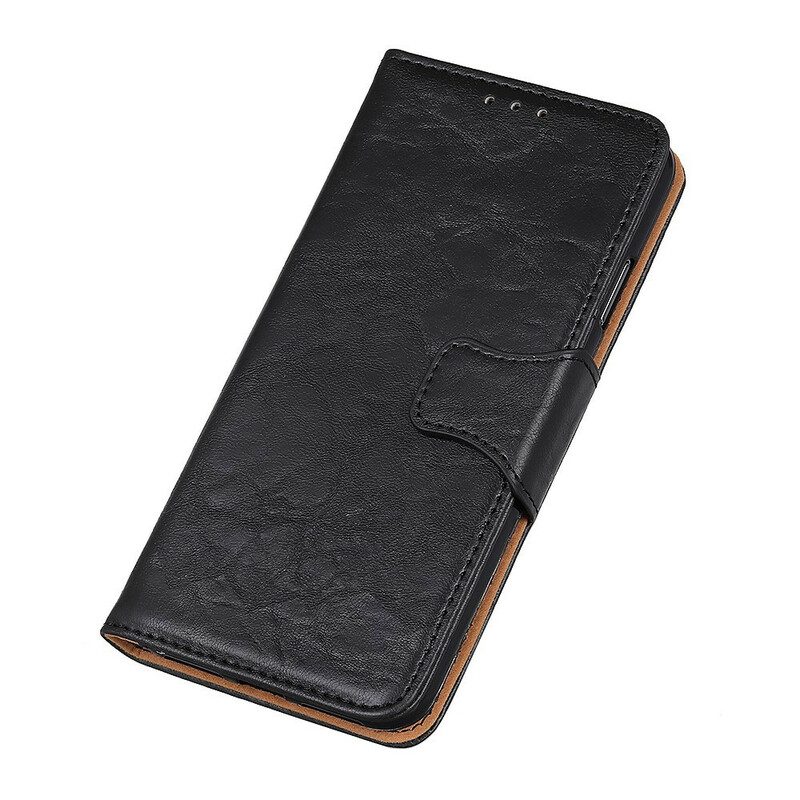 Folio-hoesje voor OnePlus Nord 2 5G Flip Case Getextureerde Magnetische Flap