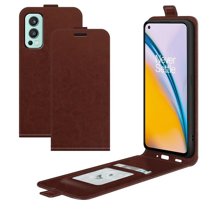 Folio-hoesje voor OnePlus Nord 2 5G Flip Case Retro Opvouwbaar