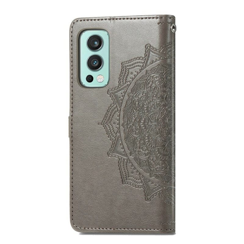 Folio-hoesje voor OnePlus Nord 2 5G Mandala Middeleeuwen