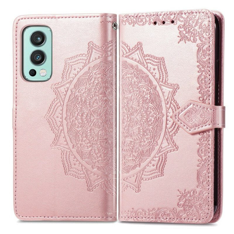 Folio-hoesje voor OnePlus Nord 2 5G Mandala Middeleeuwen