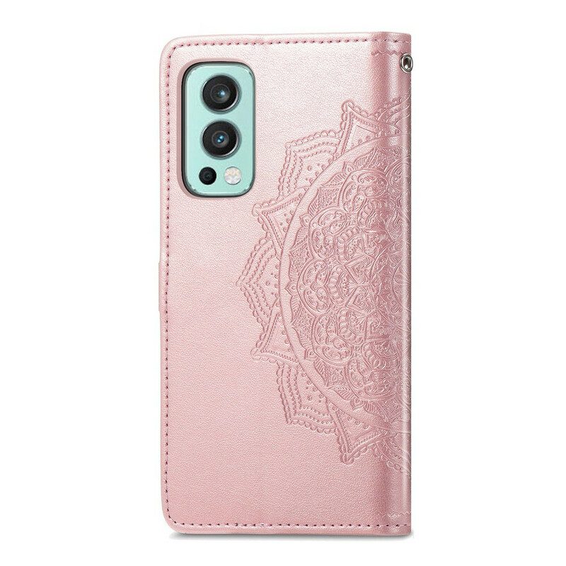 Folio-hoesje voor OnePlus Nord 2 5G Mandala Middeleeuwen